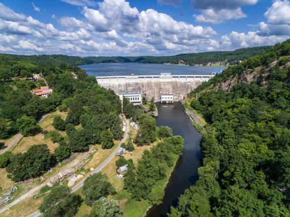 Vranovská přehrada nadlepšila v červenci průtok v Dyji o 5,3 mil. m³ vody